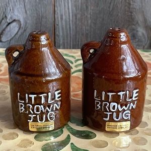 Little Brown Jug Salt and Pepper Shakers from Abraham Lincoln’s Boyhood Home, KY